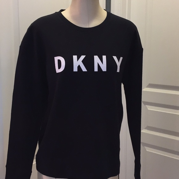 DKNY Logo Women’s Sweatshirt with Zipper/New - Picture 1 of 6
